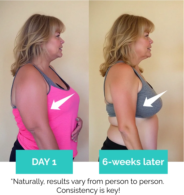 Myoglow befire and after use