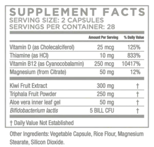 Total Bowel Release supplement Facts
