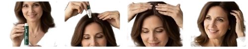 Using Roota Hair Growth Serum
