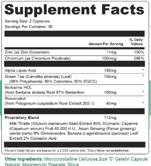 Vertigenics ingredients